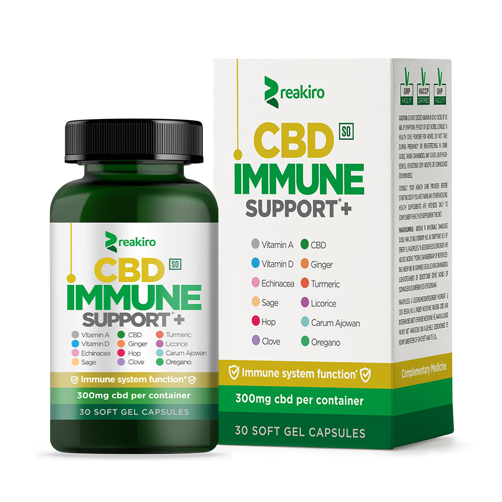 300mg CBD Immune Support Capsules